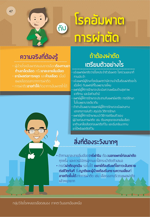 โรคอัมพาตกับการผ่าตัด